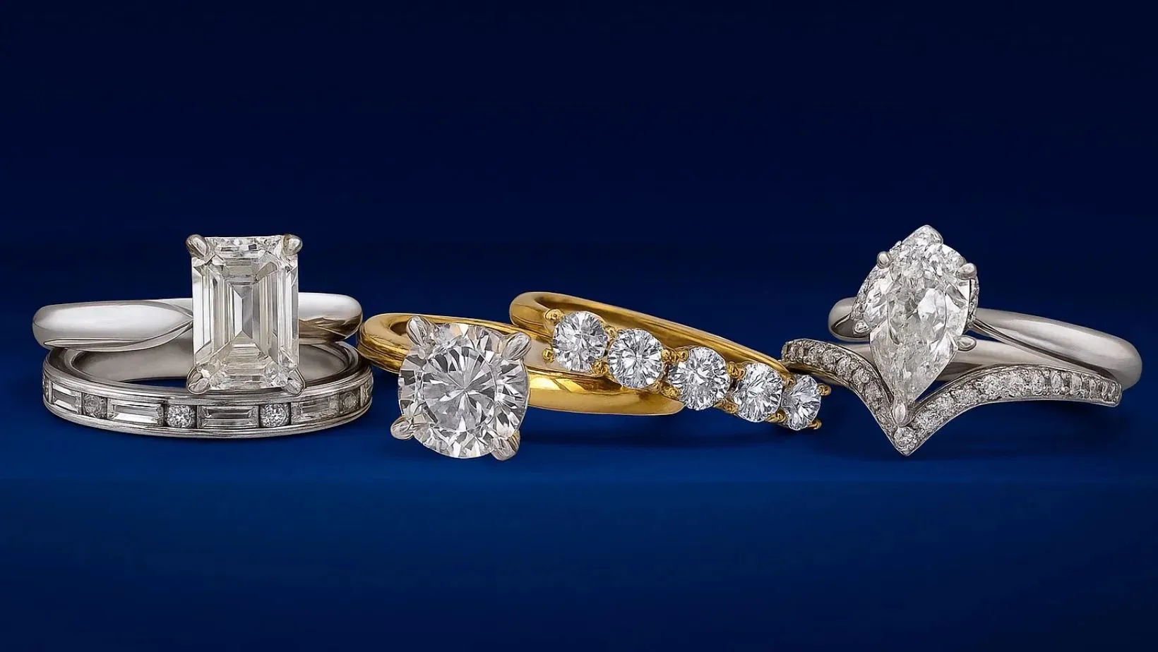 JNK DIAM diamond rings collection